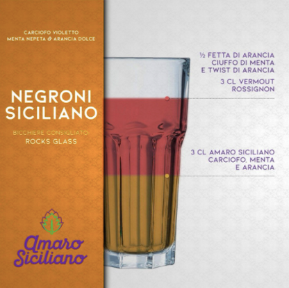 Amaro Siciliano Artichoke, Mint & Orange